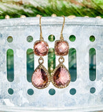 Gold Eggplant Earrings - Luca Hill Boutique 